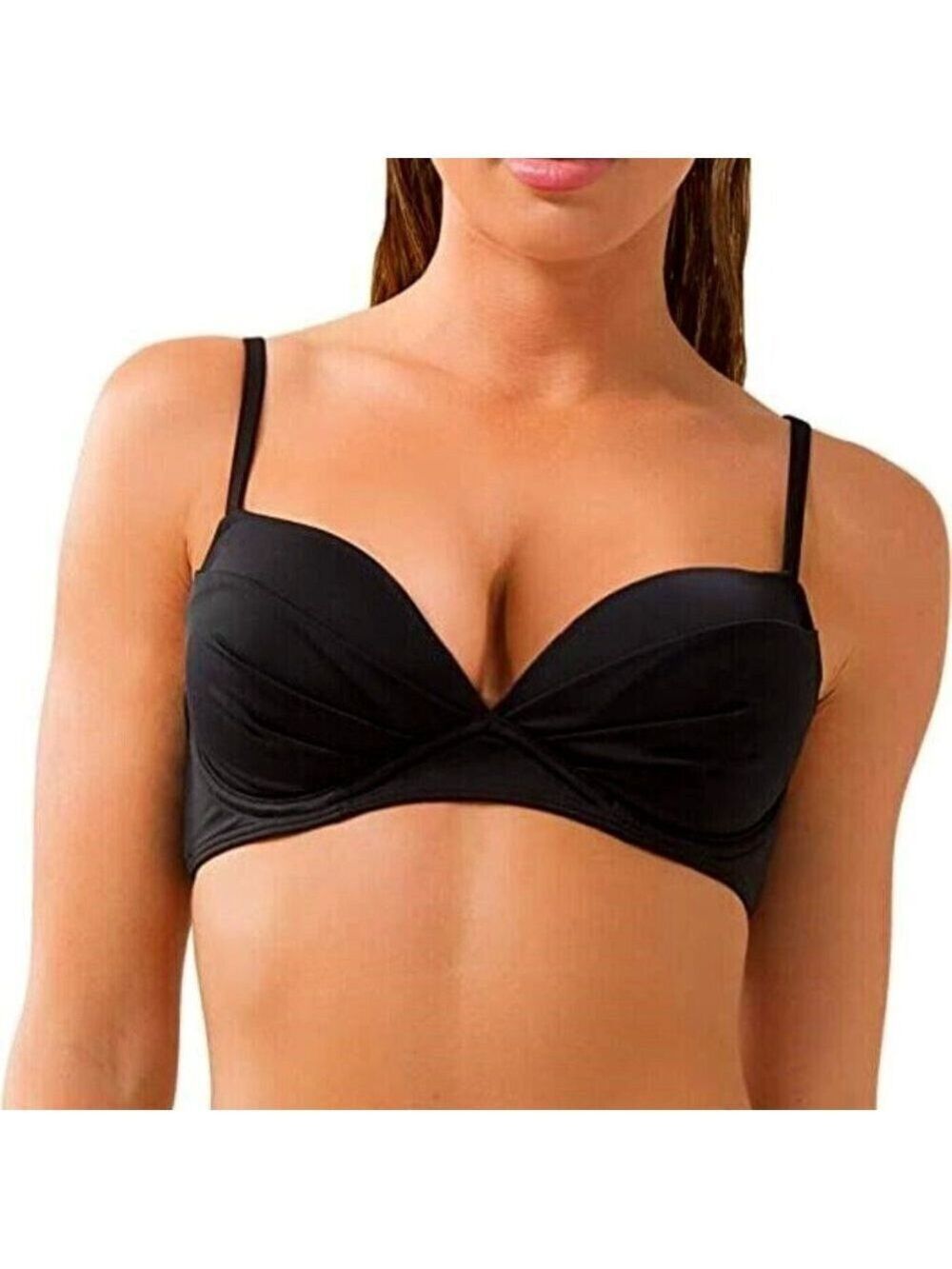 Smart & Sexy Swim Secret Convertible Push-Up Bikini Top, 32B